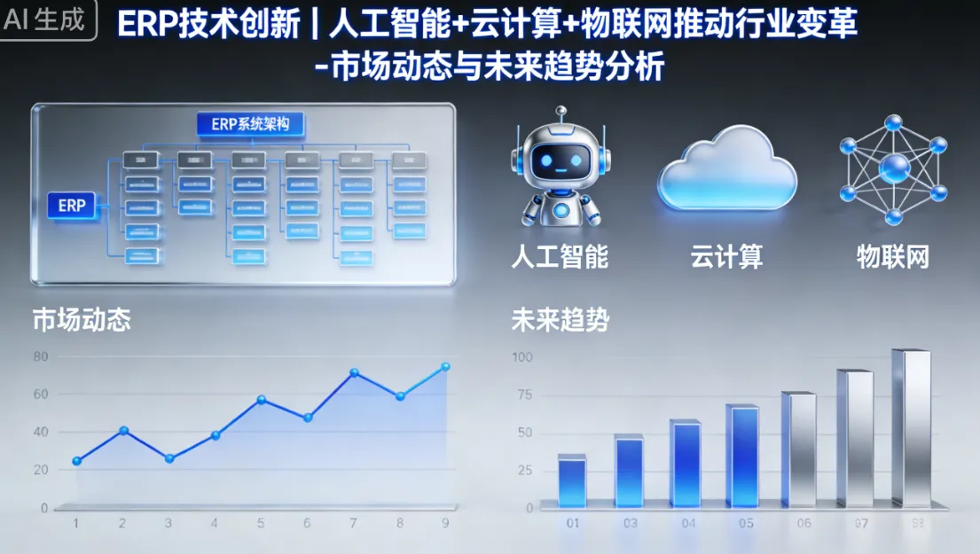 ERP技术创新 | 人工智能+云计算+物联网推动行业变革 - 市场动态与未来趋势分析