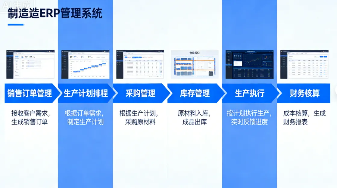 制造业ERP管理系统的运作流程