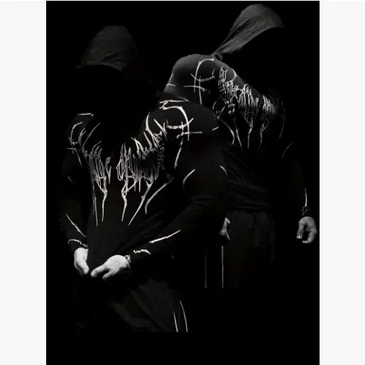 Breathedivinity 2025 男士运动健身连帽紧身衣 印花半拉链速干高