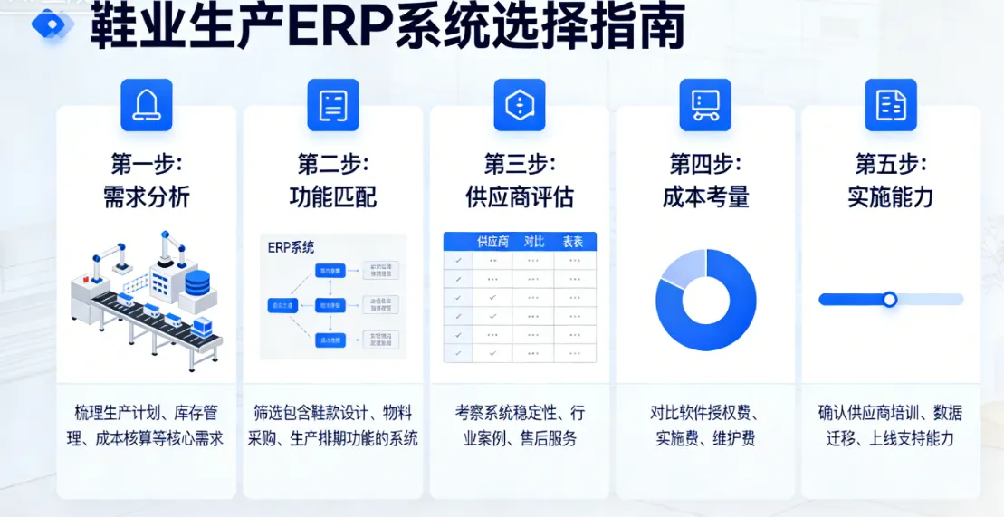 如何选择适合鞋业生产的 erp系统?
