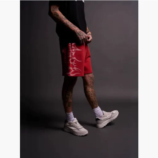 美式豹纹男士宽松篮球运动短裤棉质吸汗透气夏季五分裤休闲男短裤