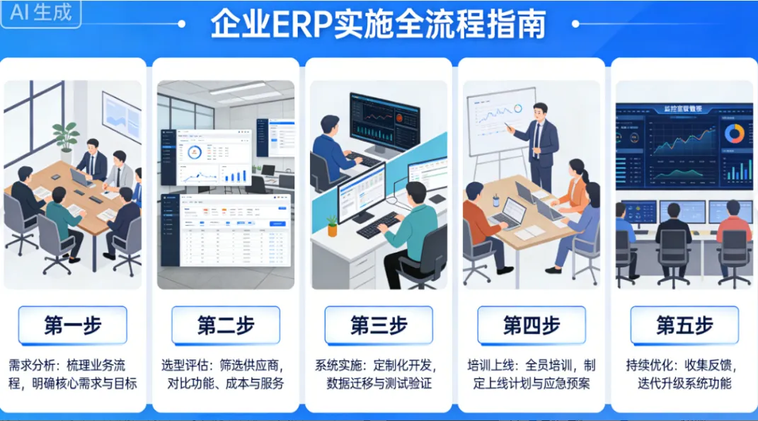 企业如何实施ERP