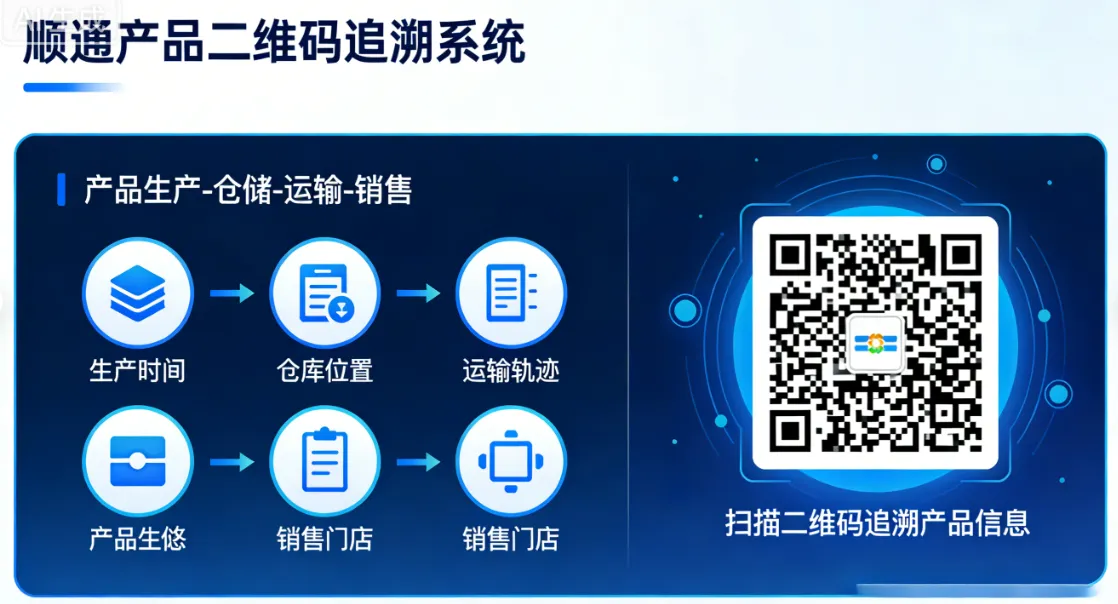 顺通产品二维码追溯系统