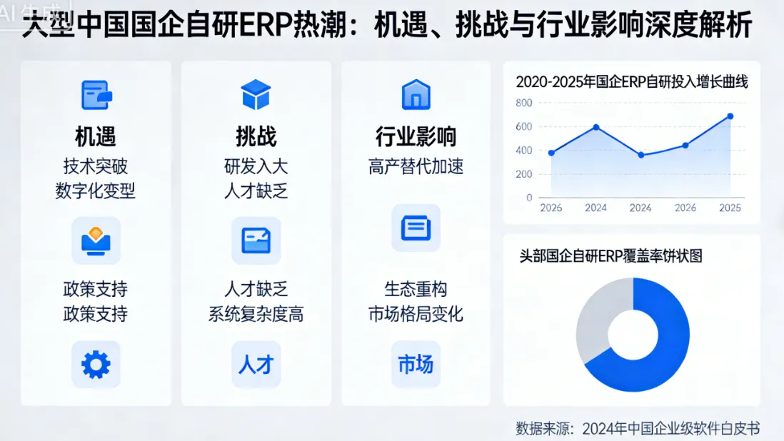 大型国企自研ERP热潮：机遇、挑战与行业影响深度解析