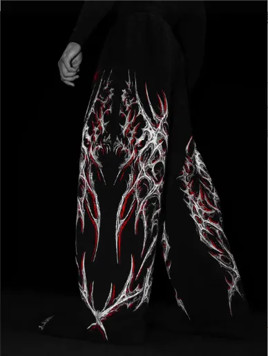 Breathedivinity美式潮牌男运动裤慢跑运动健身印花休闲直筒长裤