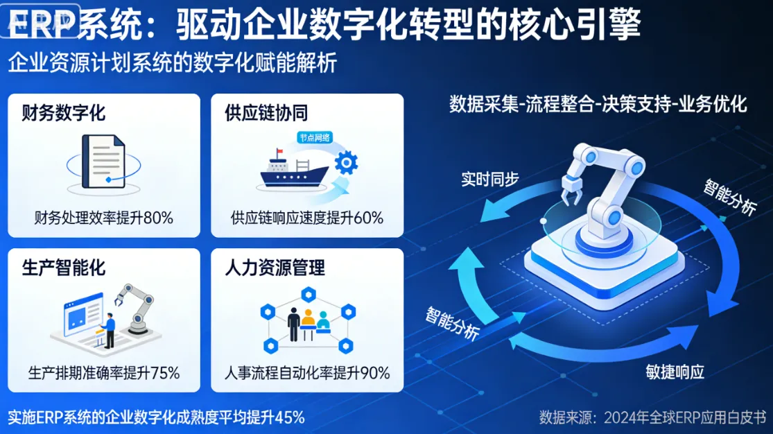 ERP 系统：驱动企业数字化转型的核心引擎