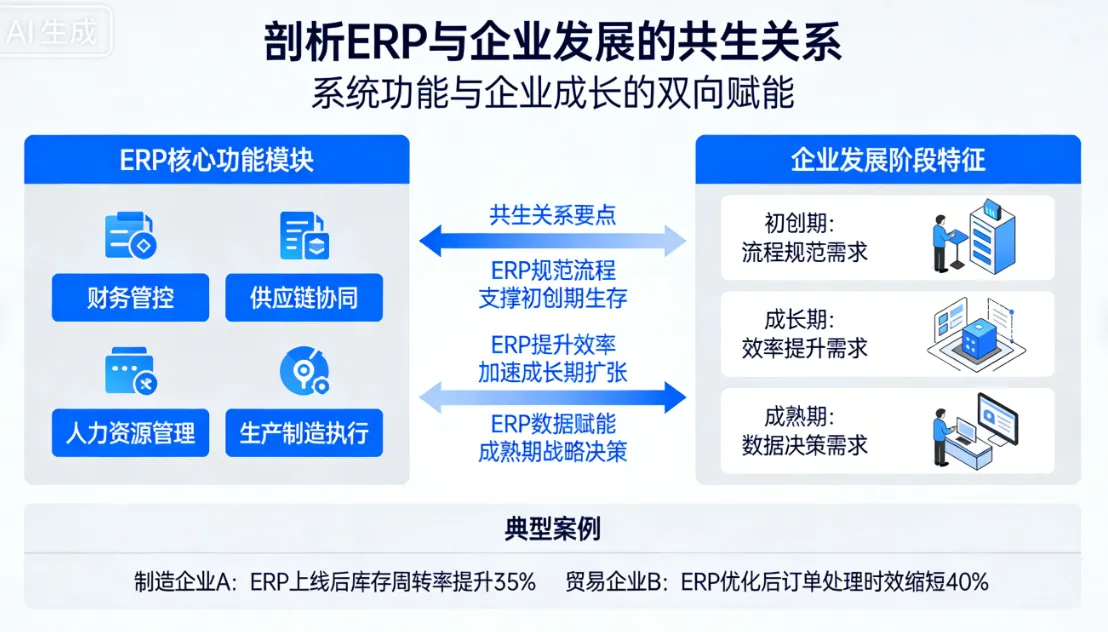 剖析ERP 与企业发展的共生关系