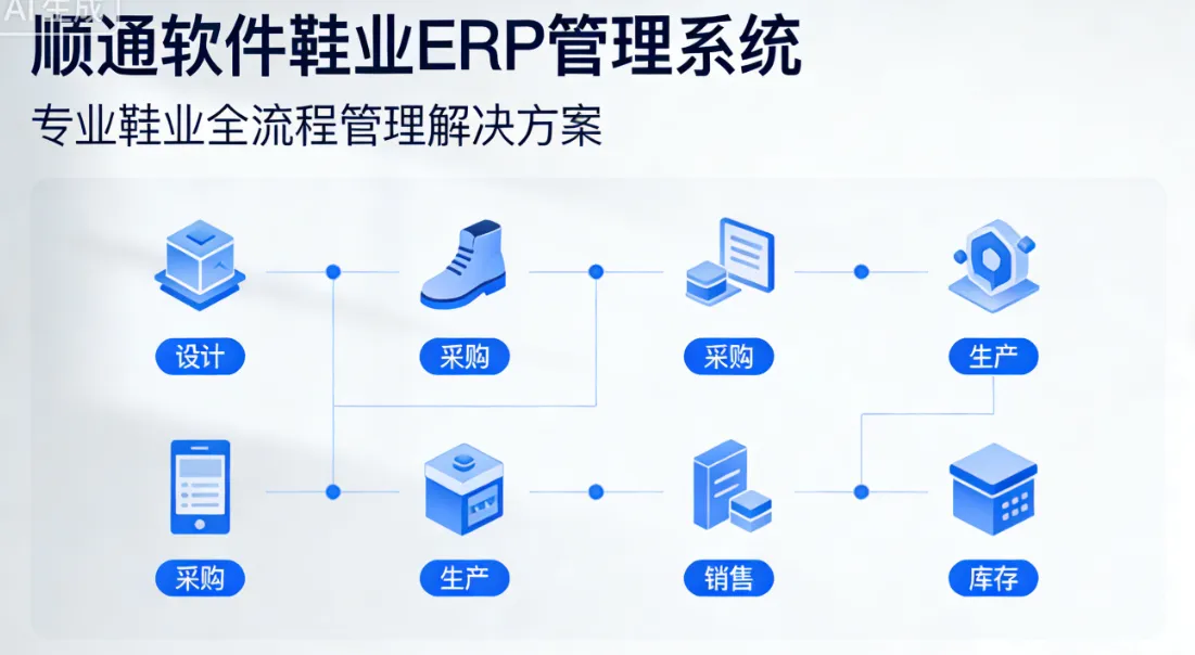 顺通软件鞋业ERP管理系统 - 专业鞋业全流程管理解决方案