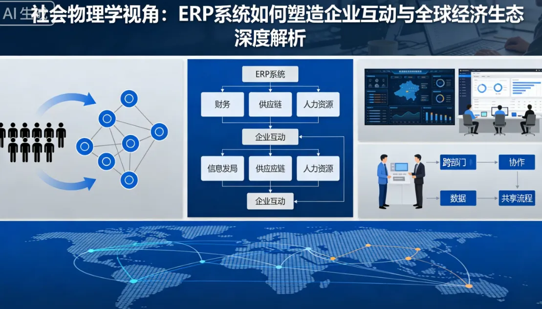 社会物理学视角：ERP系统如何塑造企业互动与全球经济生态 | 深度解析