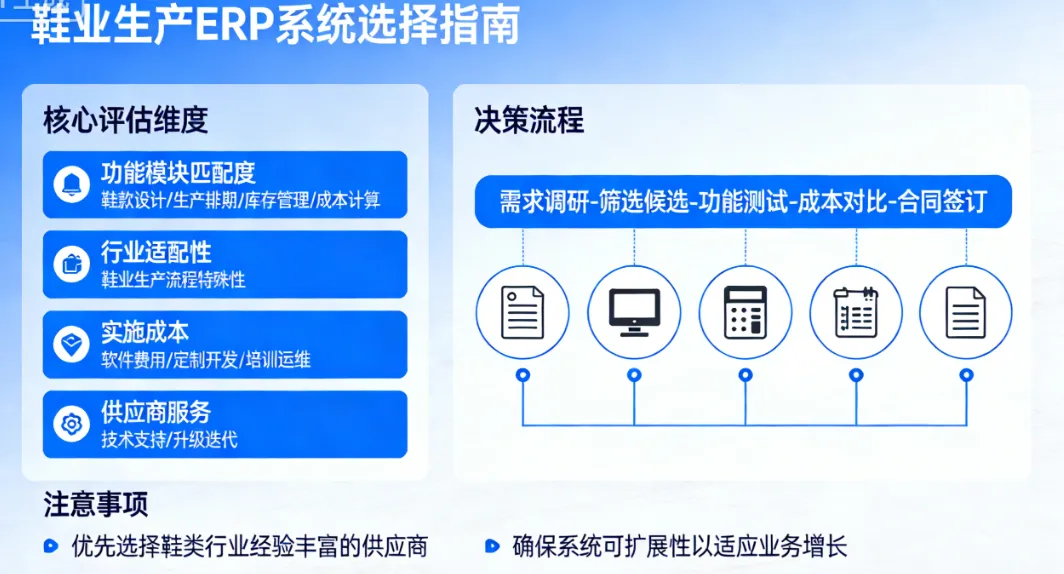 如何选择适合鞋业生产的 erp系统?
