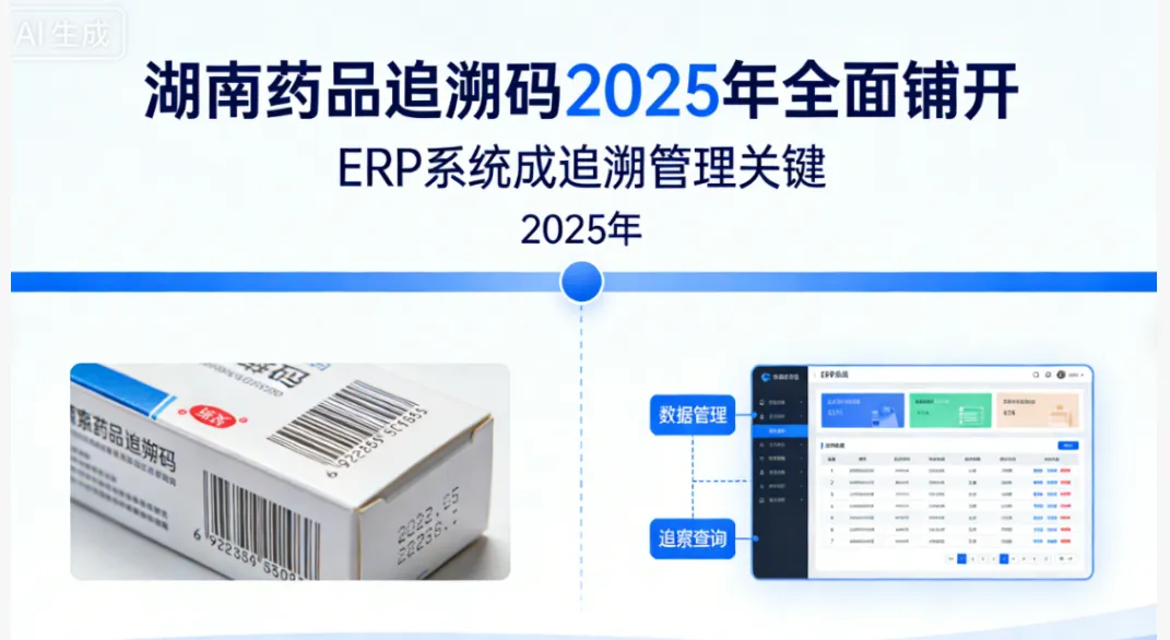湖南药品追溯码2025年全面铺开：ERP系统成追溯管理关键
