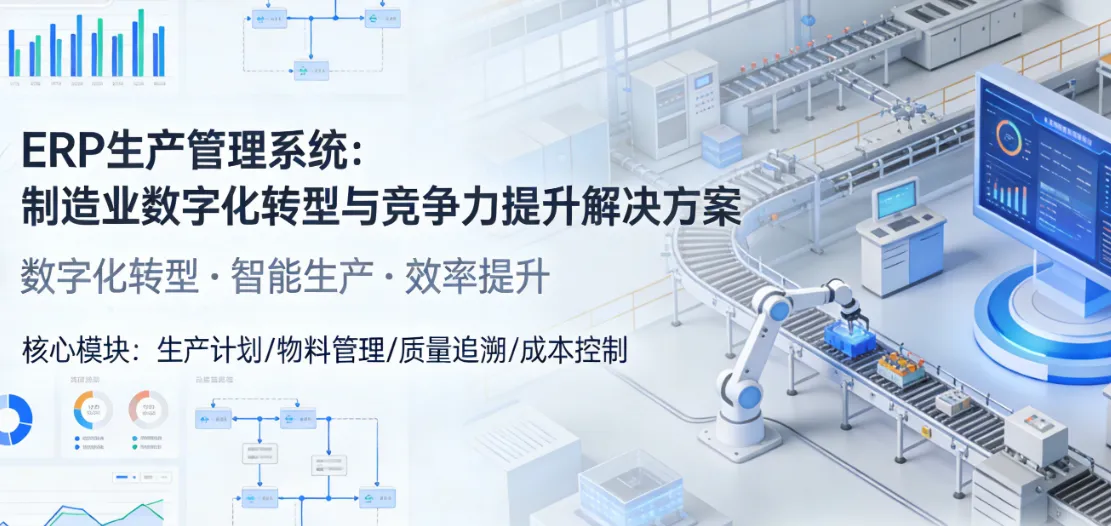 ERP生产管理系统：制造业数字化转型与竞争力提升解决方案