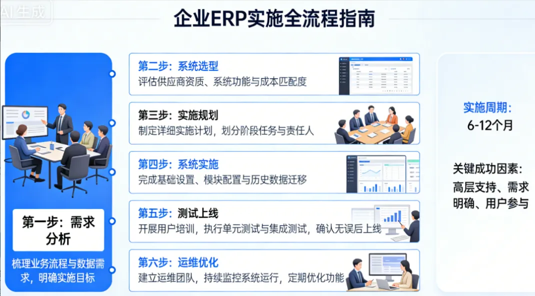 企业如何实施ERP