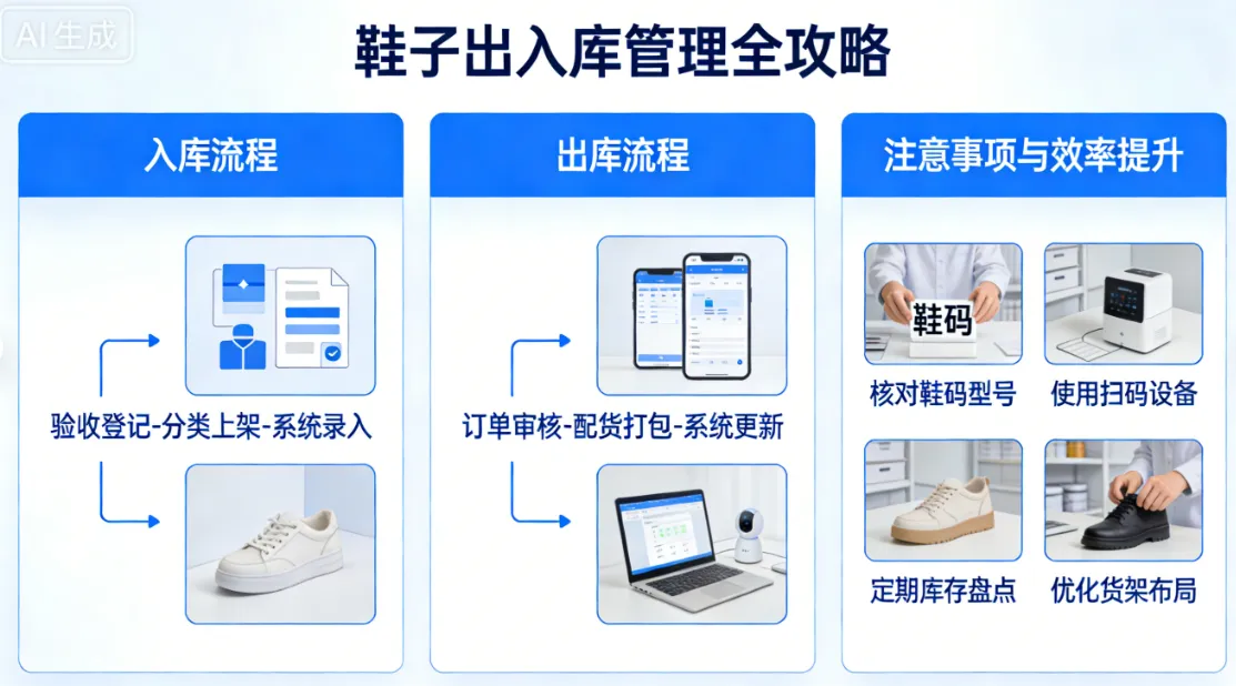 鞋子出入库管理全攻略：流程、注意事项与效率提升