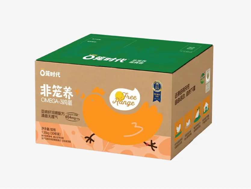 非笼养OMEGA-3鸡蛋 30枚装