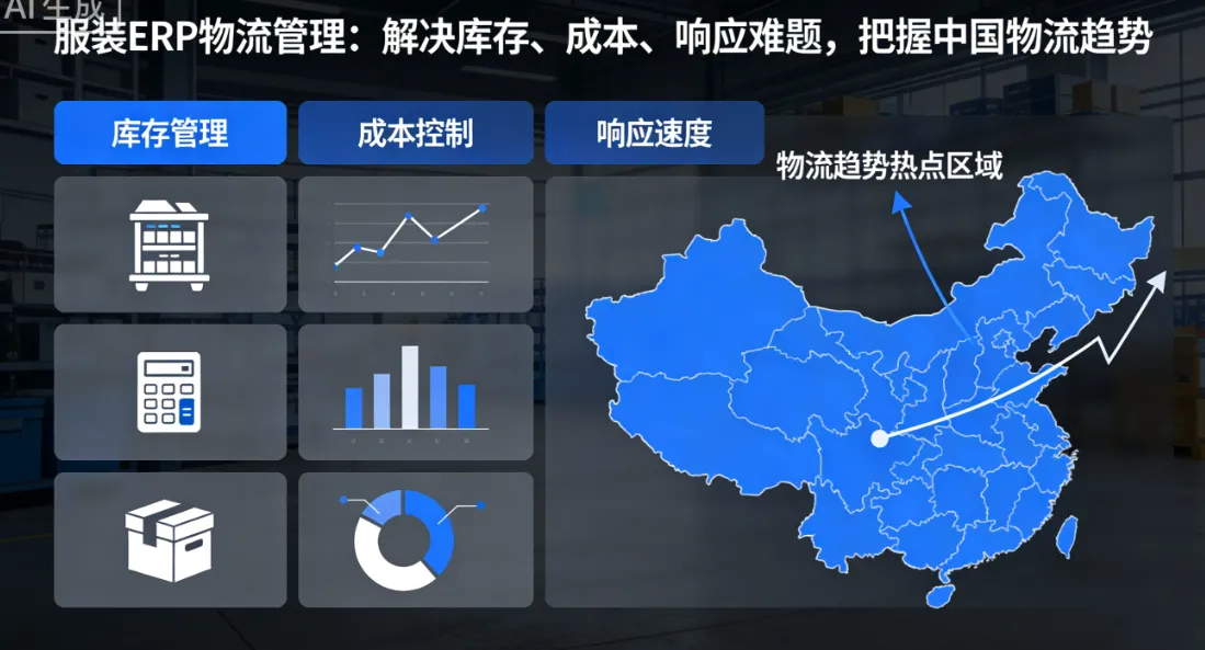 服装ERP物流管理：解决库存、成本、响应难题，把握中国物流趋势