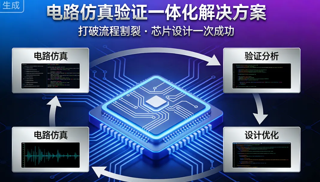 电路仿真验证一体化解决方案：打破流程割裂，实现芯片设计一次成功