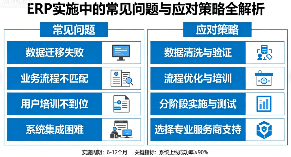 ERP 实施中的常见问题与应对策略全解析