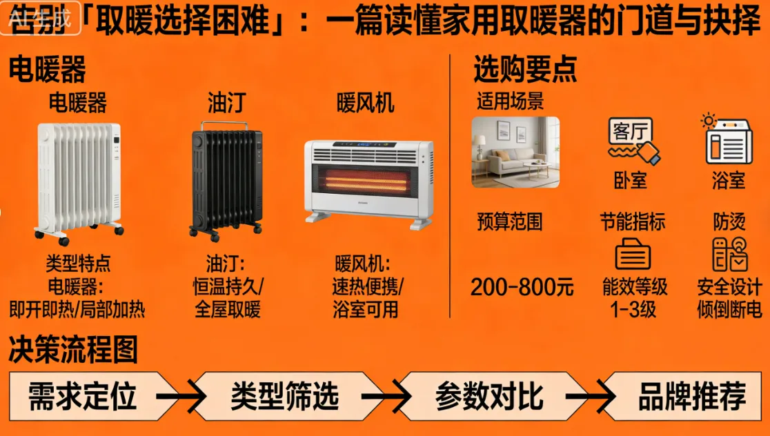 告别「取暖选择困难」：一篇读懂家用取暖器的门道与抉择