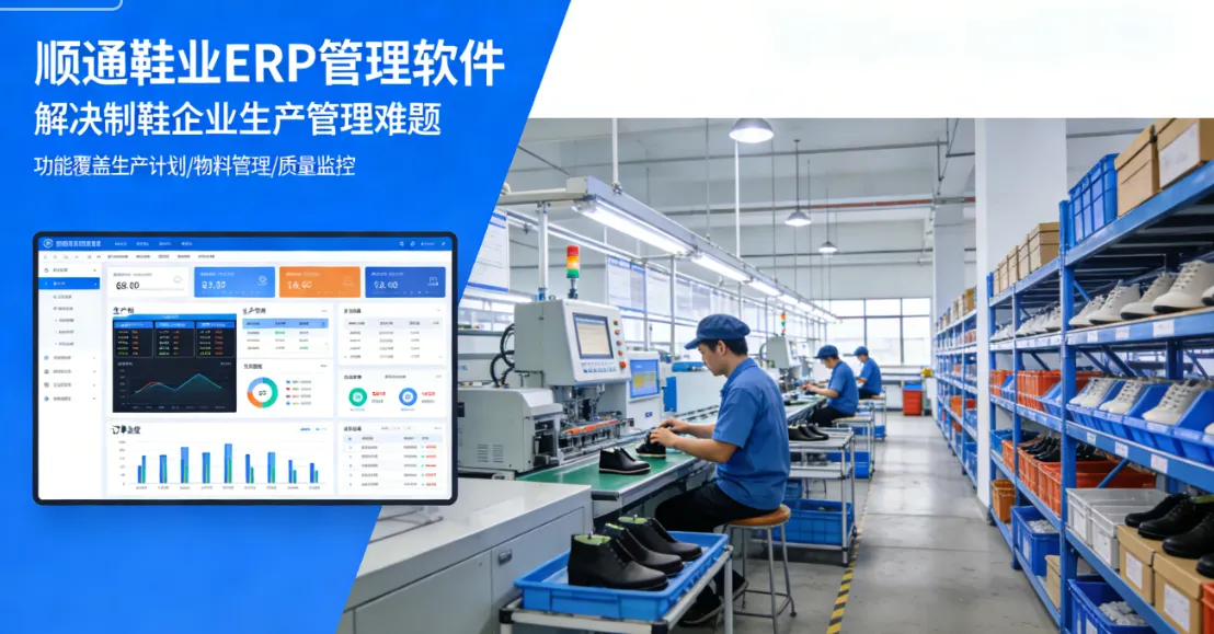 顺通鞋业ERP管理软件 - 解决制鞋企业生产管理难题