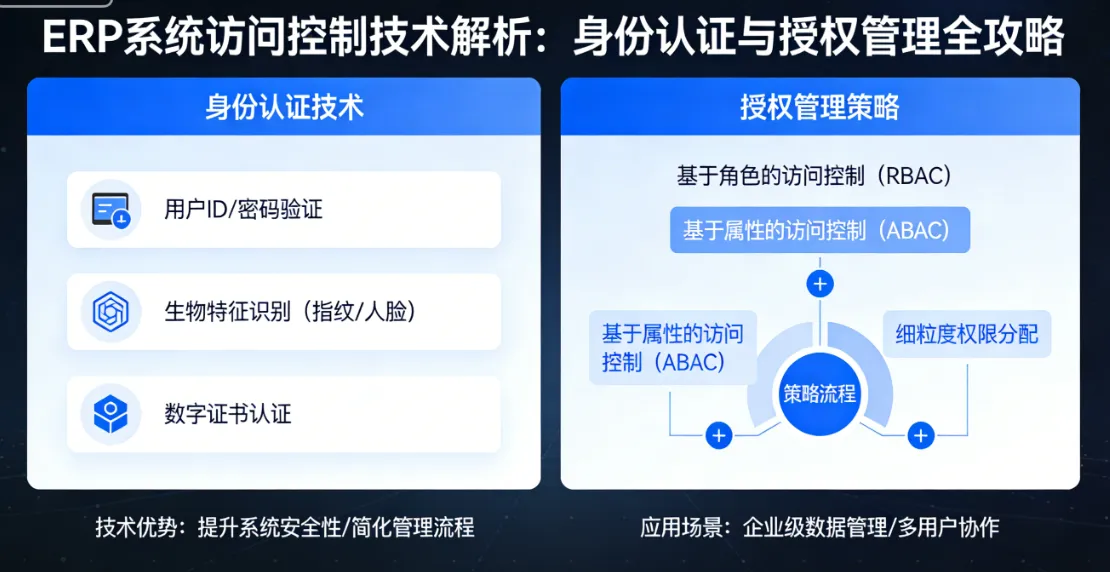 ERP系统访问控制技术解析：身份认证与授权管理全攻略
