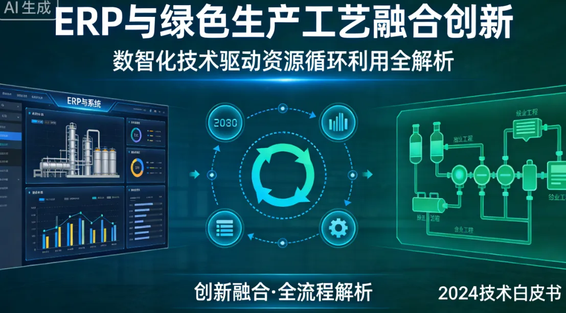 ERP与绿色生产工艺融合创新 数智化技术驱动资源循环利用全解析