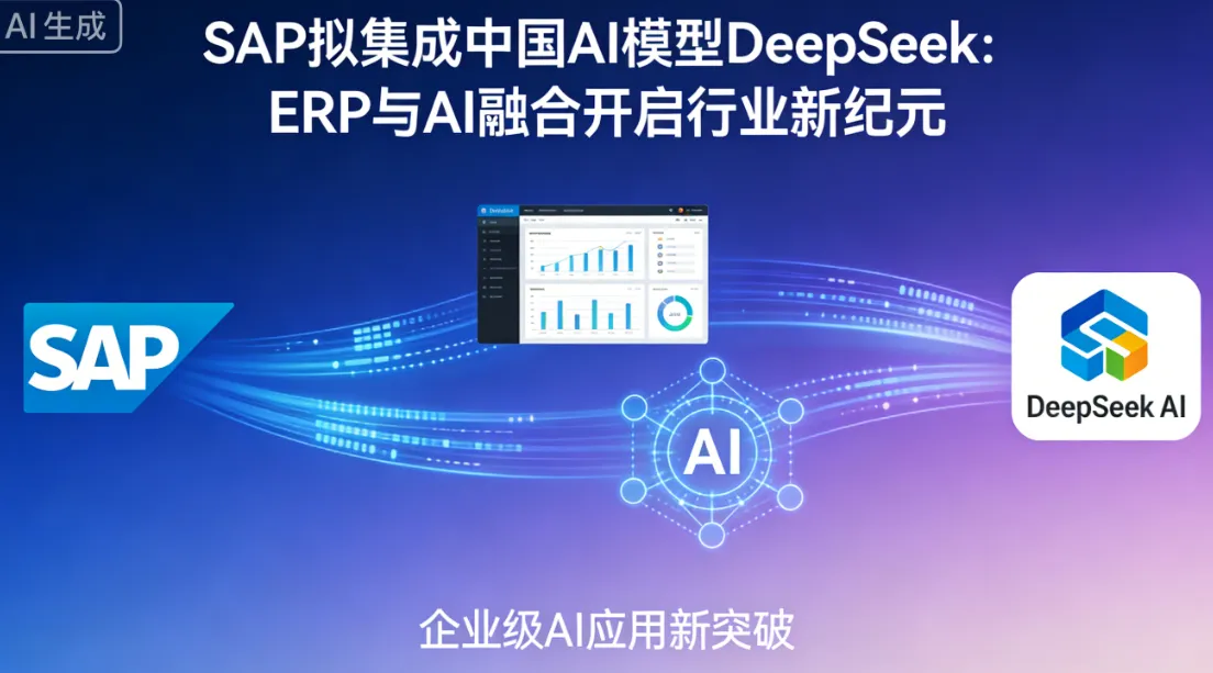 SAP拟集成中国AI模型DeepSeek：ERP与AI融合开启行业新纪元