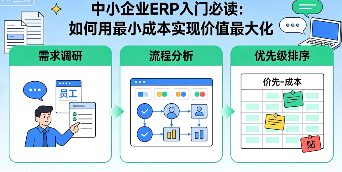 中小企业 ERP 入门必读：如何用最小成本实现价值最大化