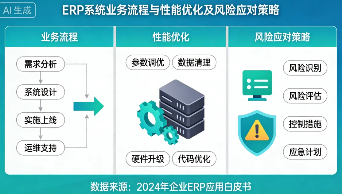 ERP系统的业务流程与性能优化和风险应对策略
