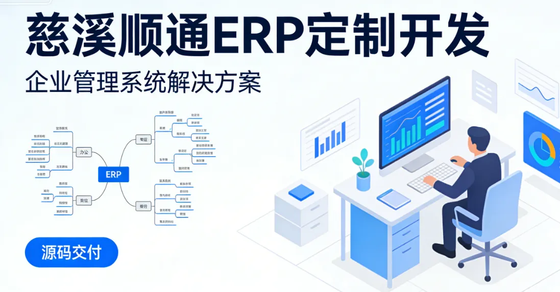 慈溪顺通ERP定制开发|源码交付|企业管理系统解决方案