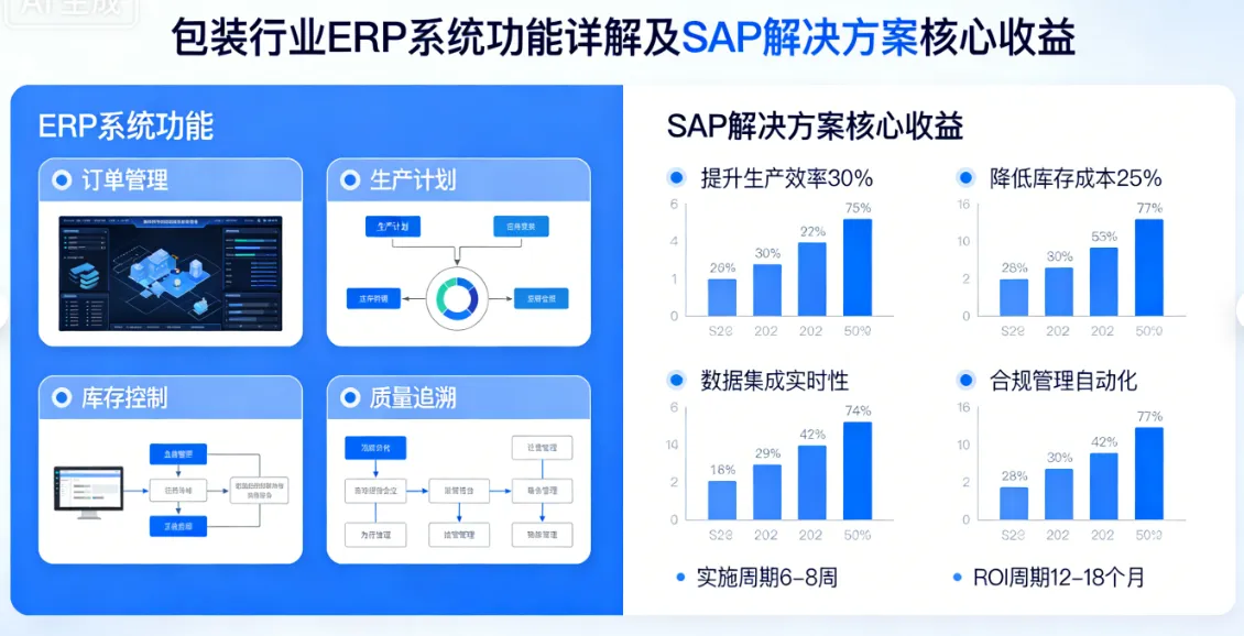 包装行业ERP系统功能详解及SAP解决方案核心收益