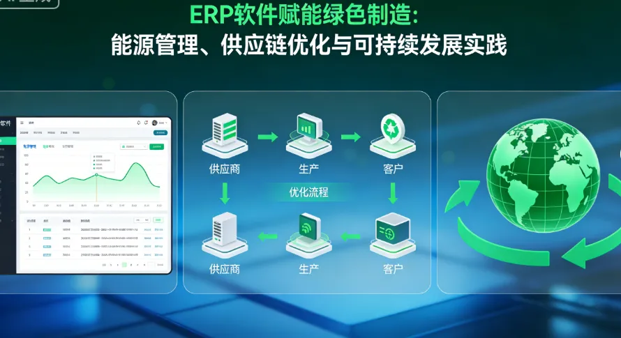ERP软件赋能绿色制造：能源管理、供应链优化与可持续发展实践