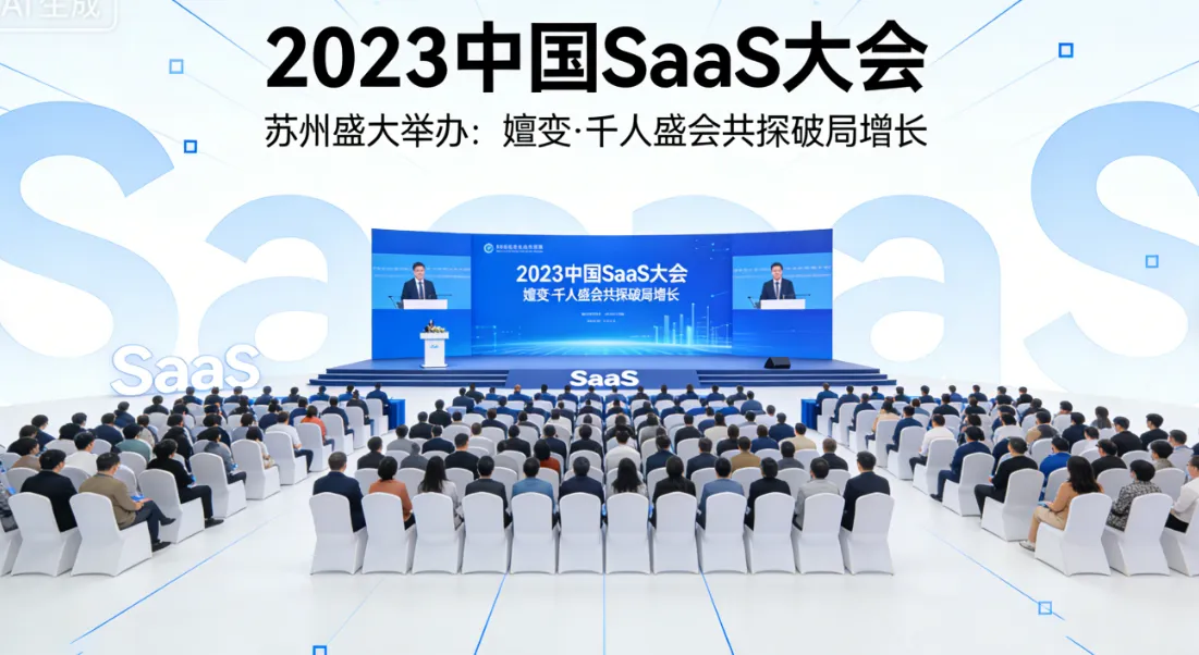 2023中国SaaS大会苏州盛大举办：嬗变·千人盛会共探破局增长