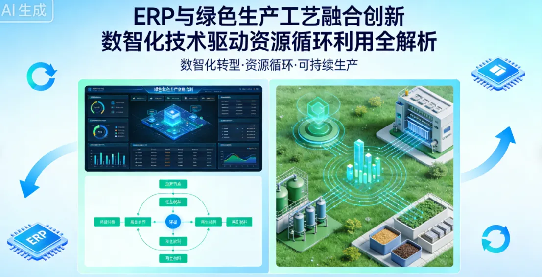 ERP与绿色生产工艺融合创新 数智化技术驱动资源循环利用全解析