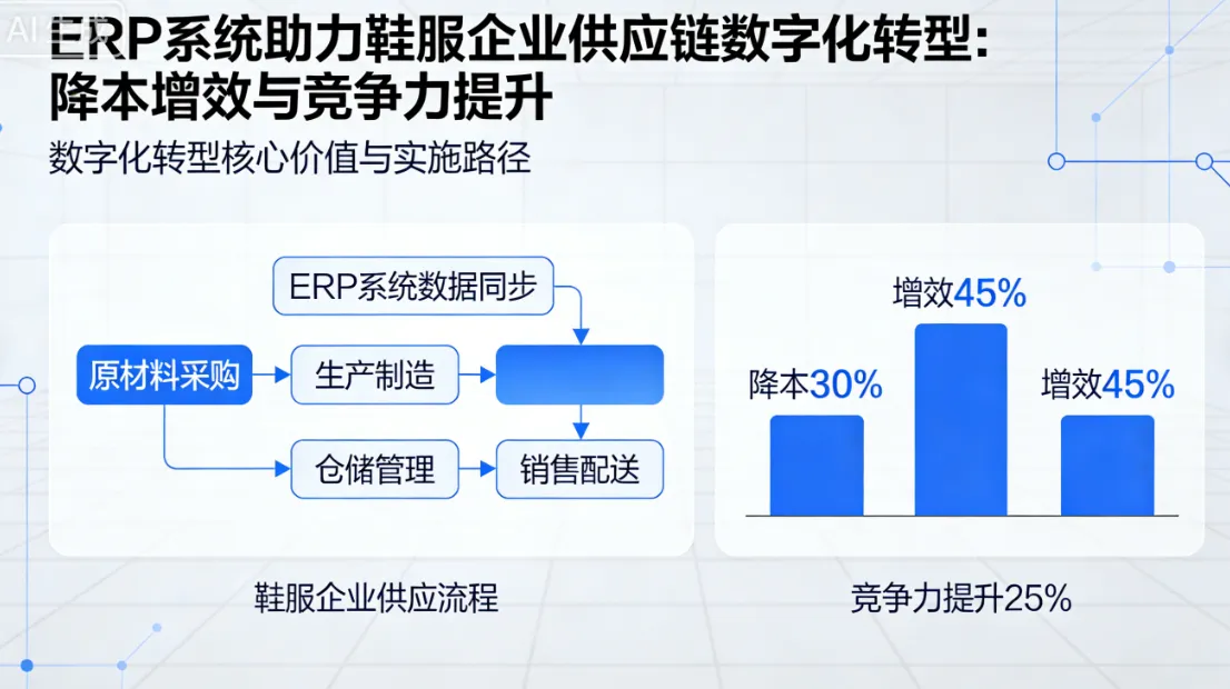 ERP系统助力鞋服企业供应链数字化转型：降本增效与竞争力提升