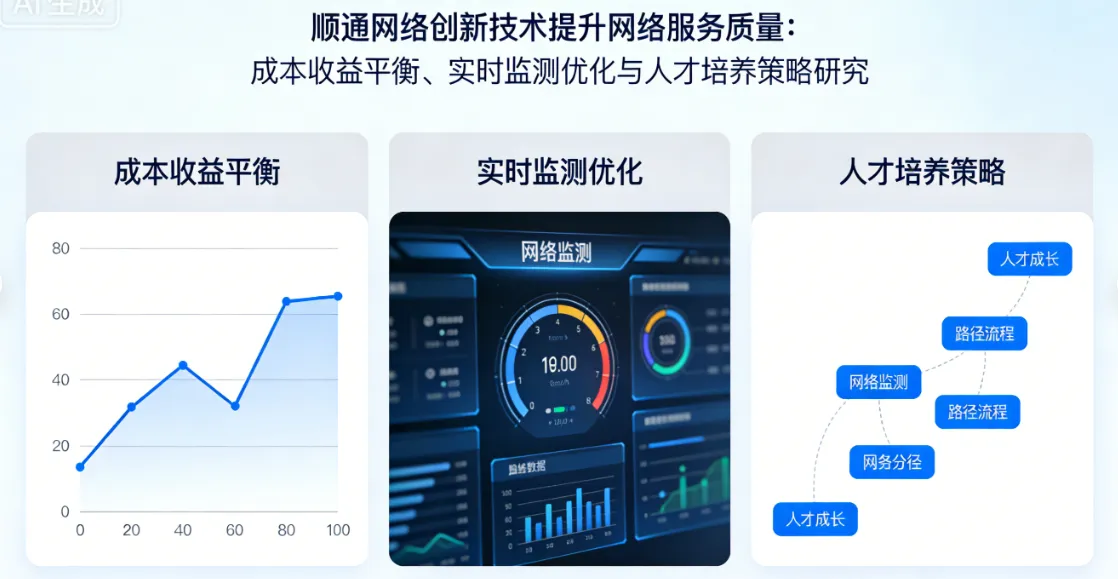 顺通网络创新技术提升网络服务质量：成本收益平衡、实时监测优化与人才培养策略研究
