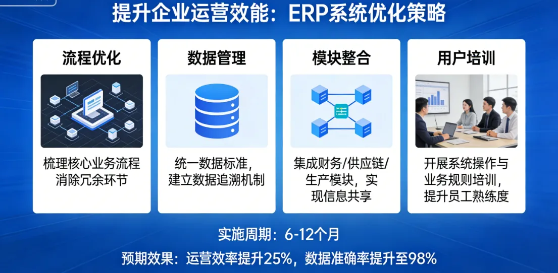 提升企业运营效能，ERP 系统的优化策略