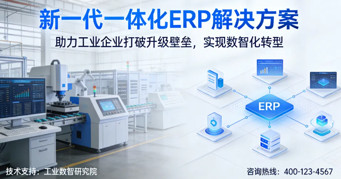 新一代一体化ERP解决方案 - 助力工业企业打破升级壁垒，实现数智化转型