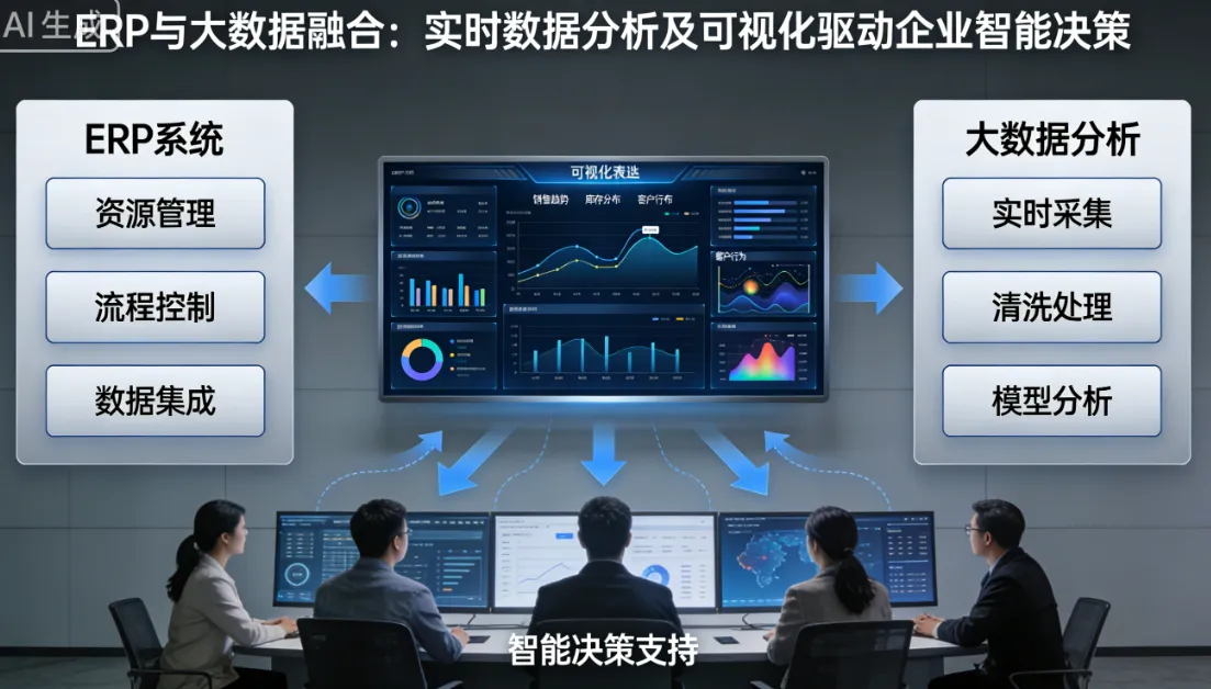 ERP与大数据融合：实时数据分析及可视化驱动企业智能决策