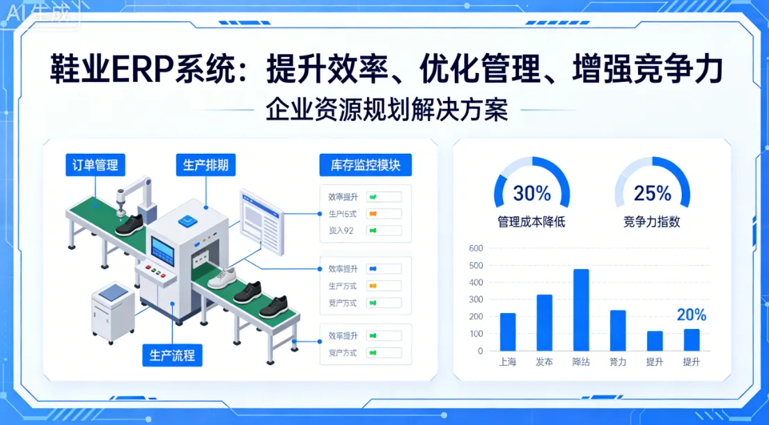 鞋业ERP系统：提升效率、优化管理、增强竞争力 | 企业资源规划解决方案