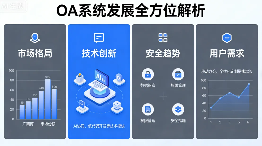 OA系统发展全方位解析：市场格局、技术创新、安全趋势与用户需求