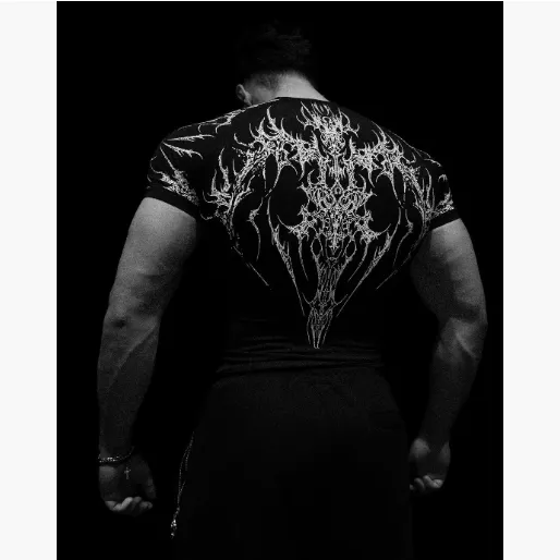 Breathedivinity 2025 男士健身衣 短袖运动健身速干紧身衣