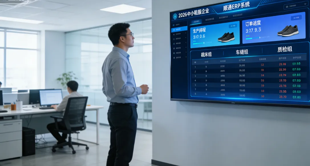 赋能中小鞋服企业高效增长！顺通鞋服生产ERP管理软件，让管理更轻松、决策更精准