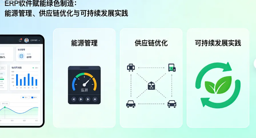 ERP软件赋能绿色制造：能源管理、供应链优化与可持续发展实践