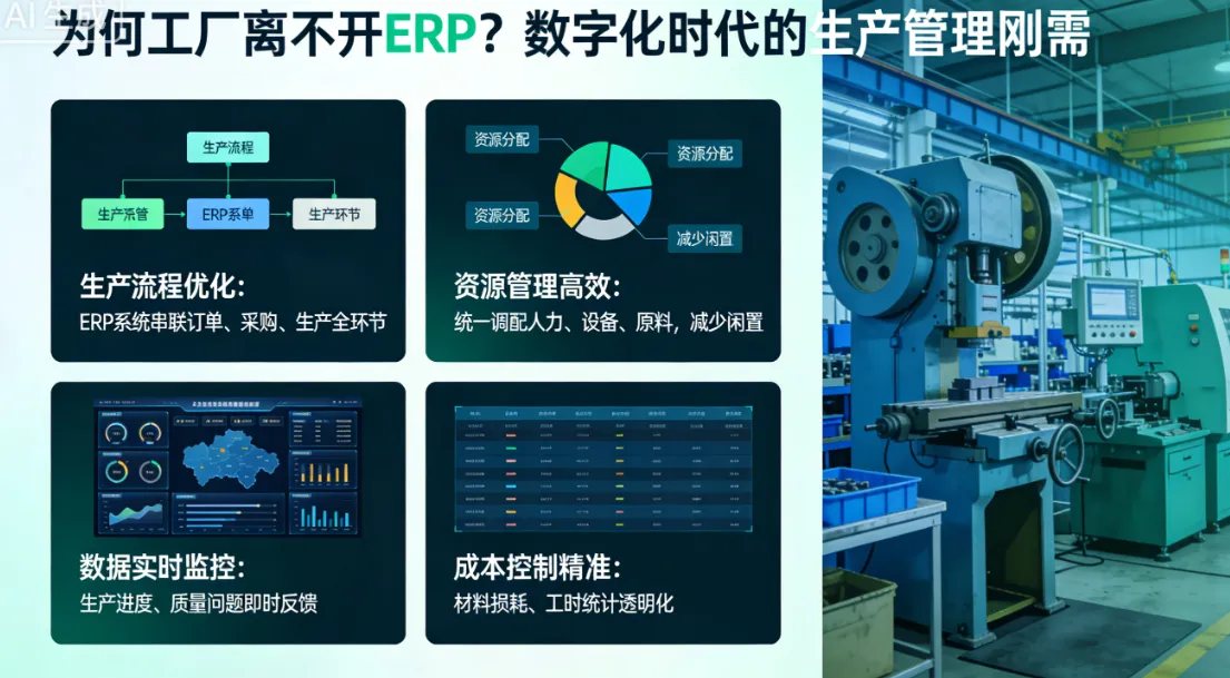 为何工厂离不开 ERP？数字化时代的生产管理刚需