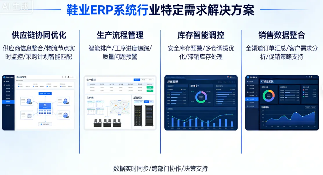 鞋业ERP系统如何满足行业特定需求：供应链、生产、库存与销售协同优化