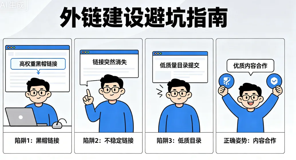 网站 SEO 优化：裸链与锚链的核心差异、价值与外链建设实操指南