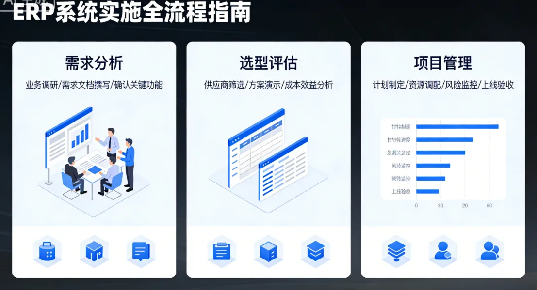 ERP系统实施全流程指南：需求分析、选型评估与项目管理