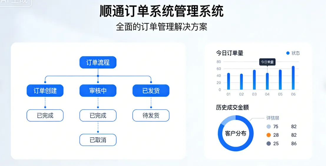 顺通订单系统管理系统 - 全面的订单管理解决方案