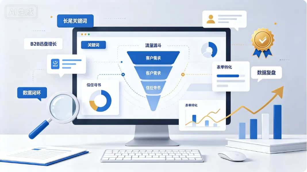 不堆流量、只提转化!一套让B2B询盘暴涨80%的实操优化打法